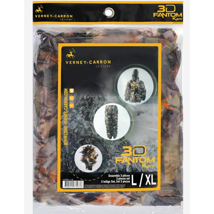 Camo 3D terepszínű szett - pulóver, nadrág, kesztyű