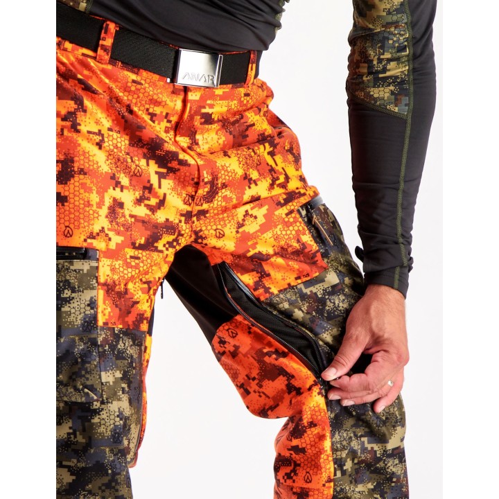 Hirvas safety camo - круглогодичные брюки с мембраной ADS
