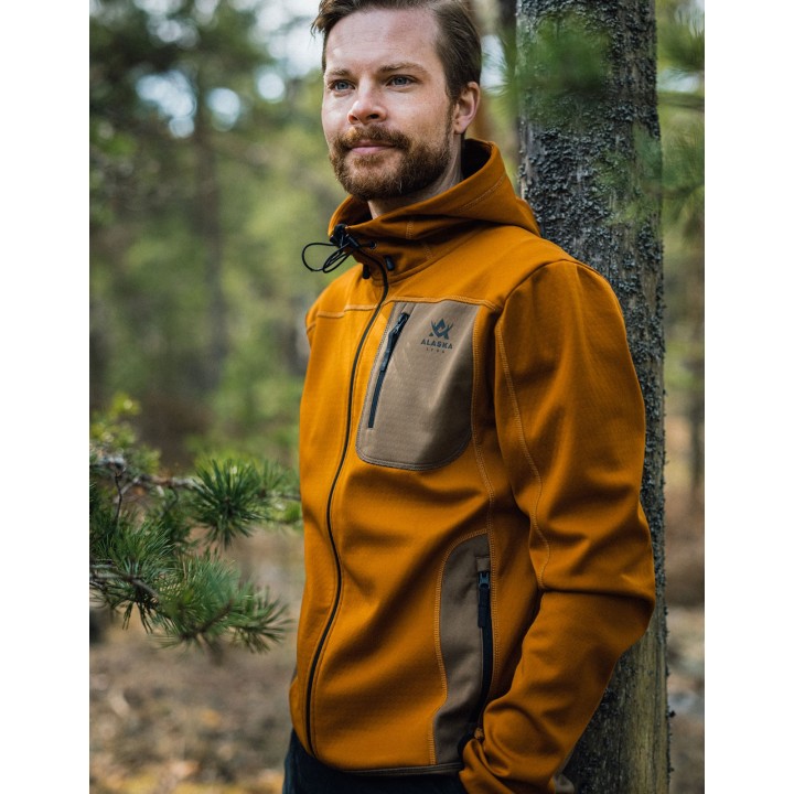Sniper - sweat d'été Alaska stretch fin orange rouille